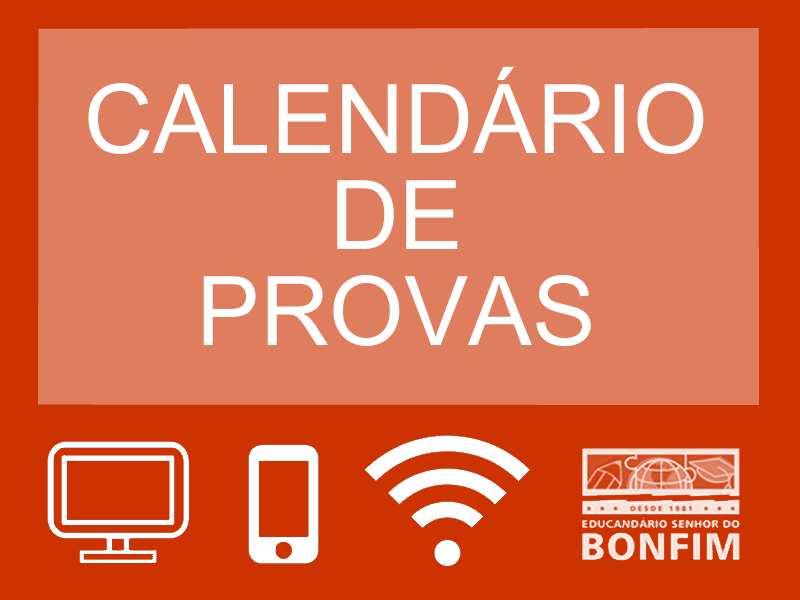 Calendário De Prova Dos Cursos Técnicos – P2/2ºBim – Colégio Bonfim