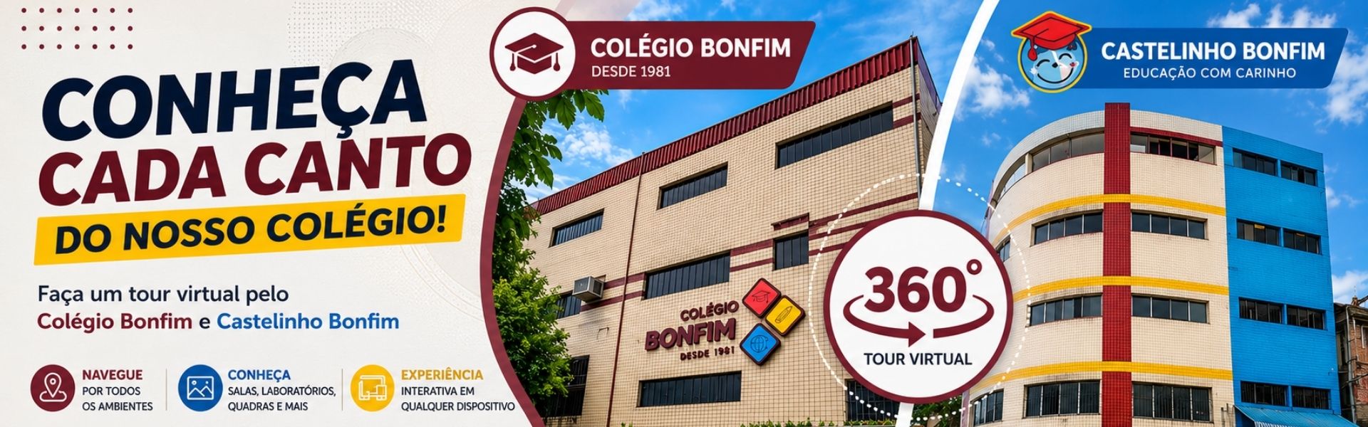 Tour Virtual no Colégio Bonfim